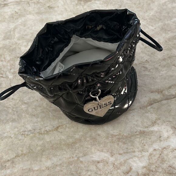 GUESS Black Drawstring Jewelry Bag - Picture 3 of 3